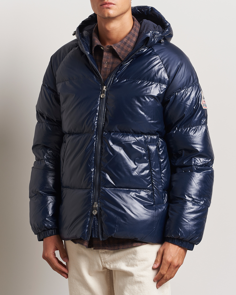 Hombres | Chaquetas acolchadas | Pyrenex | Sten Hooded Puffer Jacket Amiral