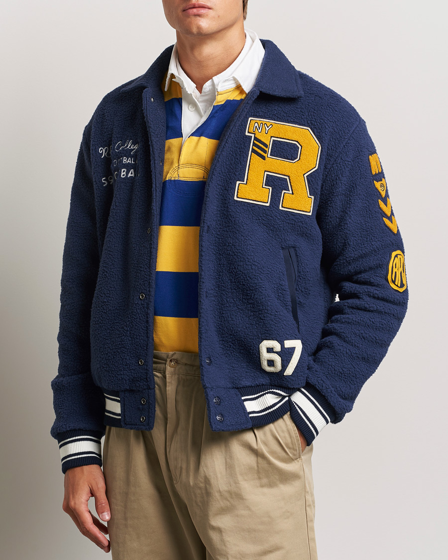 Hombres |  | Polo Ralph Lauren | College Baseball Jacket Cruise Navy