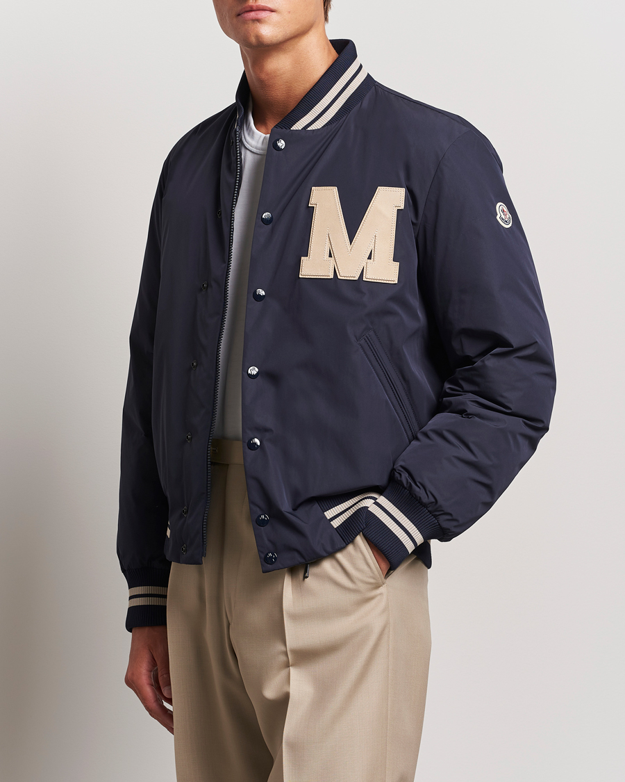 Hombres |  | Moncler | Lateltin Varsity Jacket Navy