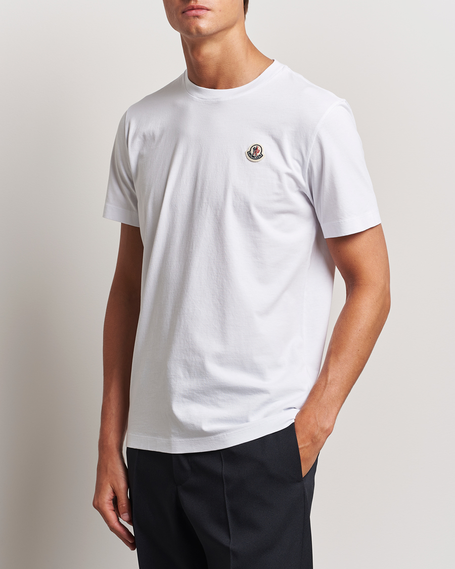 Hombres | Moncler | Moncler | 3-Pack Logo T-Shirt White/Grey/Black