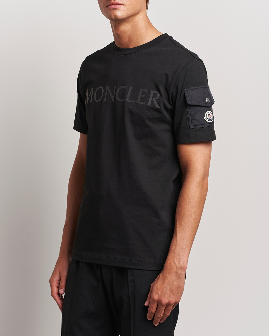 Hombres |  | Moncler | Sleeve Pocket T-Shirt Black