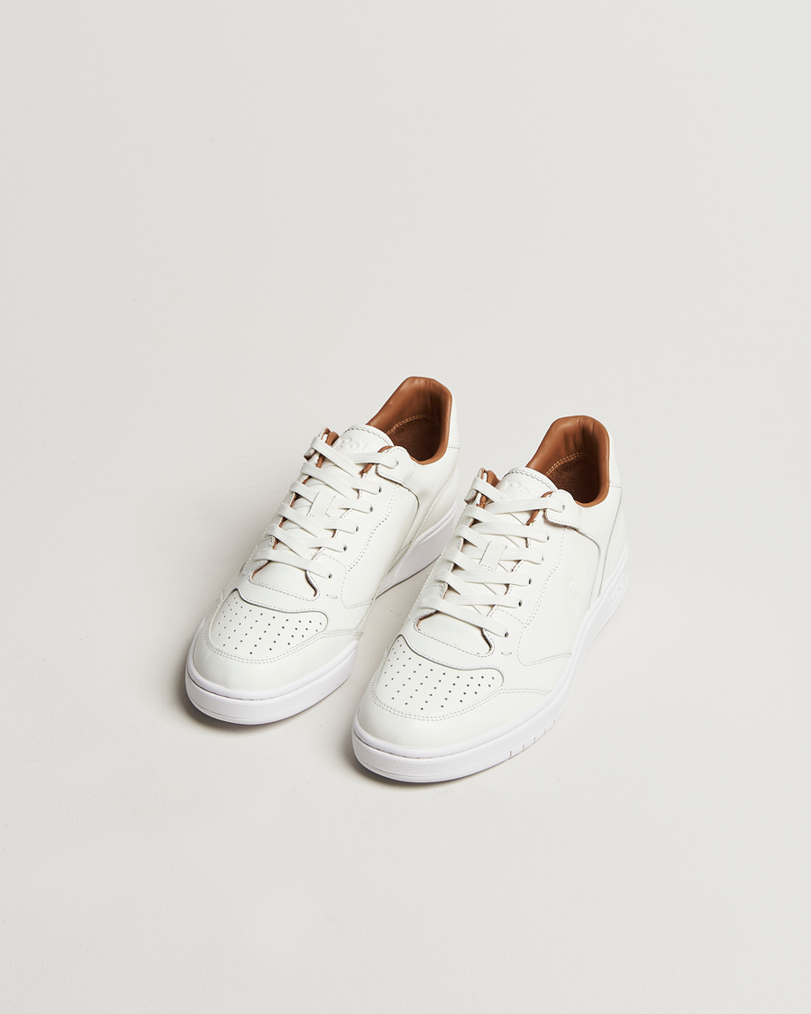 Hombres |  | Polo Ralph Lauren | Polo Court Sneaker Deckwash White Leather