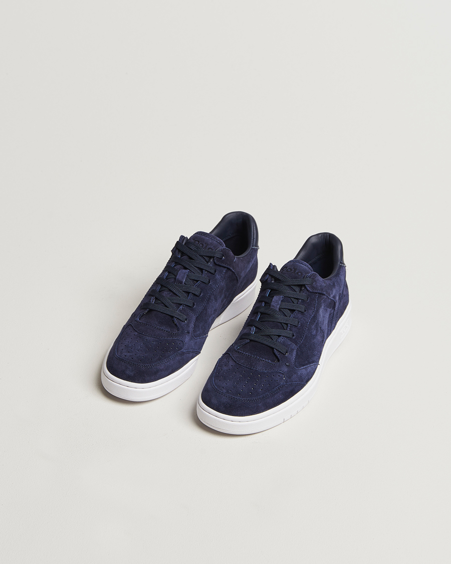 Hombres |  | Polo Ralph Lauren | Polo Court Sneaker Navy Suede