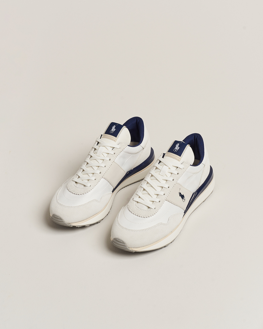 Hombres |  | Polo Ralph Lauren | Train 89 PP Sneaker Deckwash White/Newport Navy