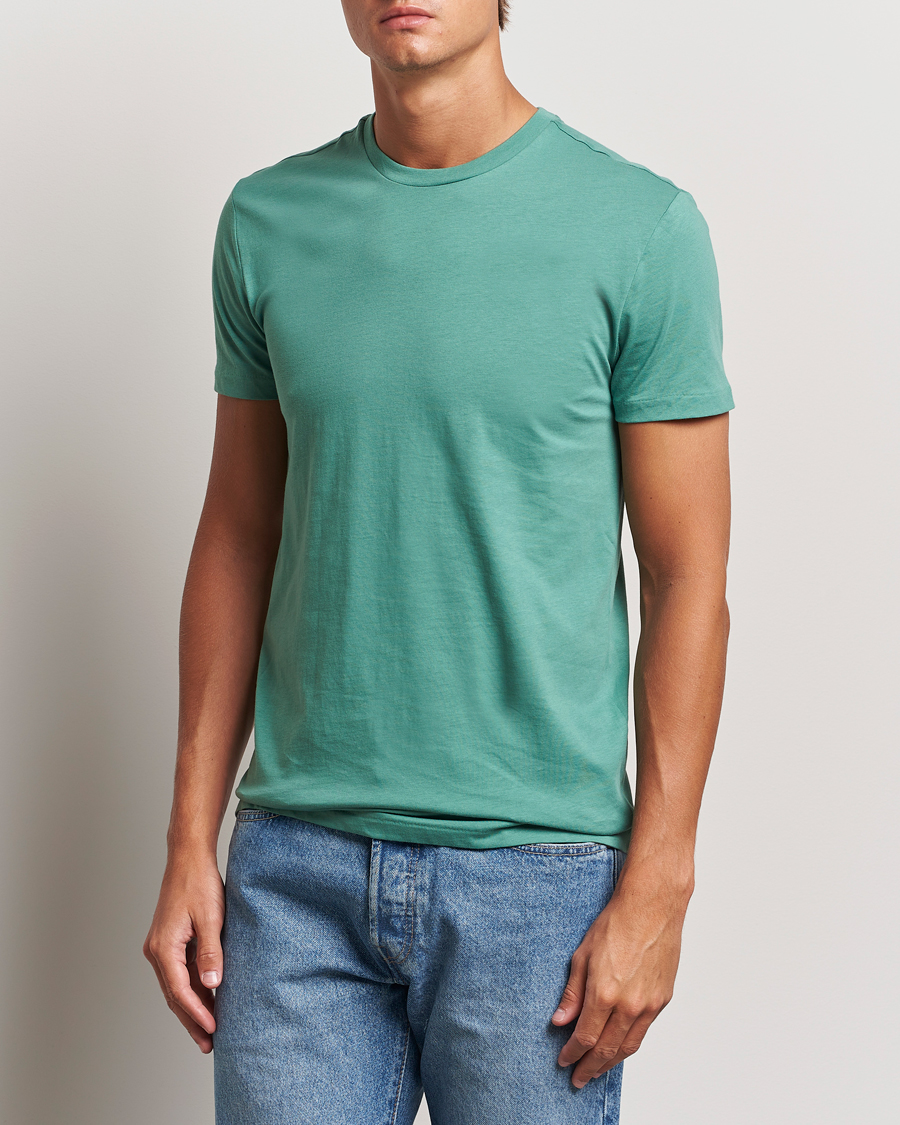 Hombres | Pack múltiple | Polo Ralph Lauren | 3-Pack Crew Neck T-Shirt Fairway Green/White/Damson Red