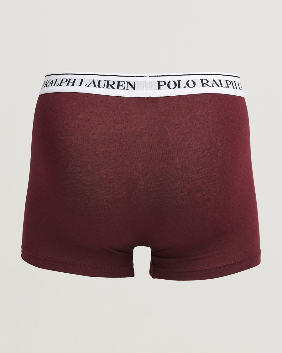 Hombres |  | Polo Ralph Lauren | 3-Pack Brief Damson Red/Black/Fairway Green