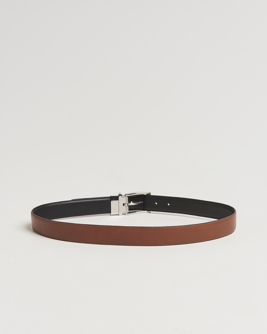 Hombres |  | Polo Ralph Lauren | Reversible Leather Belt Black/Brown