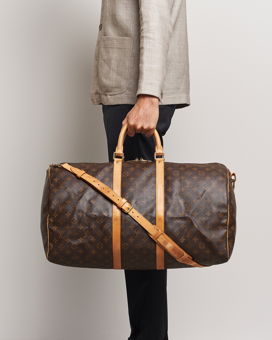 Hombres | Pre-Owned & Vintage Bags | Louis Vuitton Pre-Owned | Keepall Bandoulière 55 Monogram 