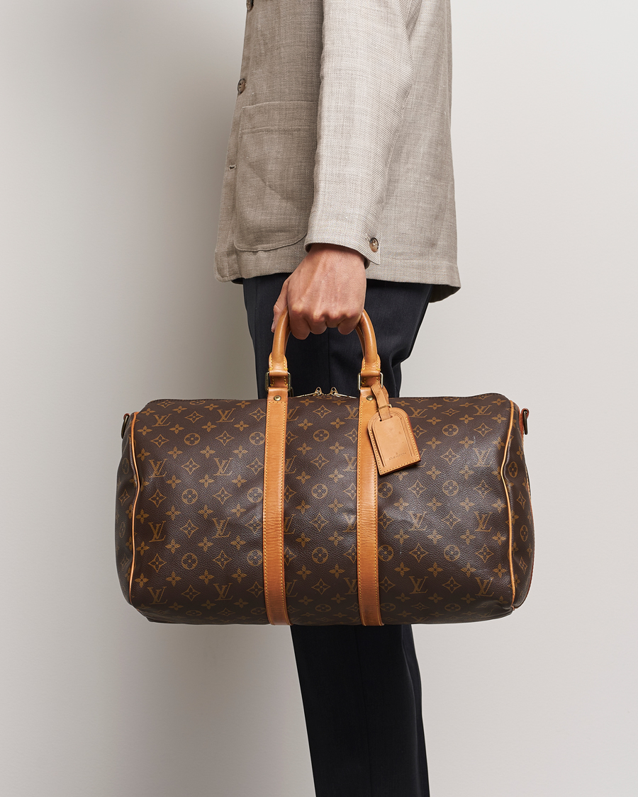 Hombres | Pre-Owned & Vintage Bags | Louis Vuitton Pre-Owned | Keepall Bandoulière 45 Monogram 