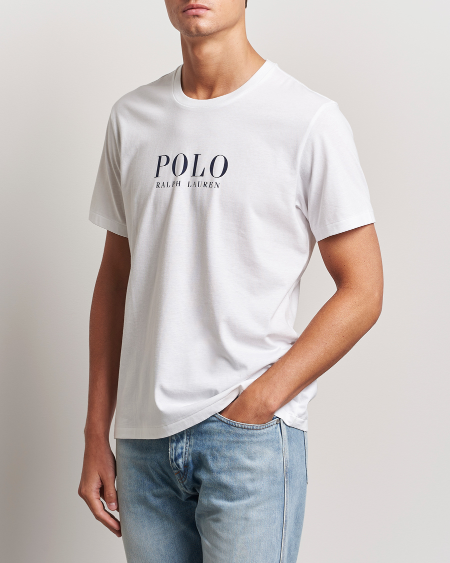 Hombres |  | Polo Ralph Lauren | Logo Cotton Jersey Sleep T-Shirt White