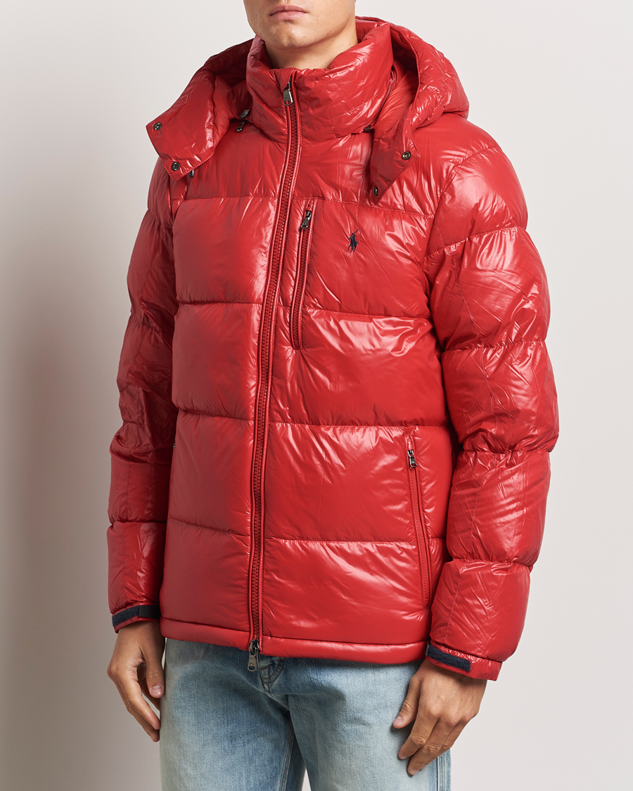 Hombres |  | Polo Ralph Lauren | El Cap High Gloss Down Jacket RL 2000 Red Glossy