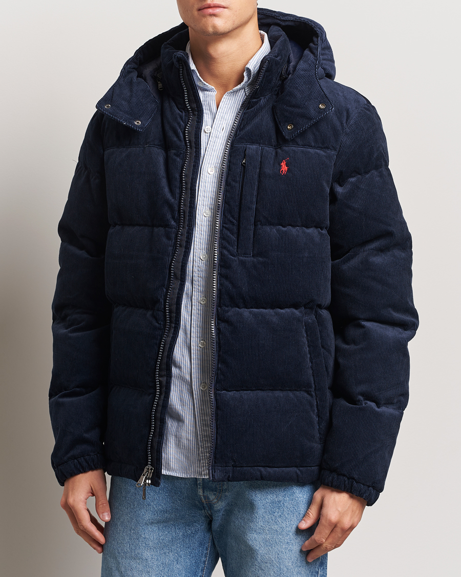 Hombres |  | Polo Ralph Lauren | El Cap Corduroy Down Jacket Aviator Navy