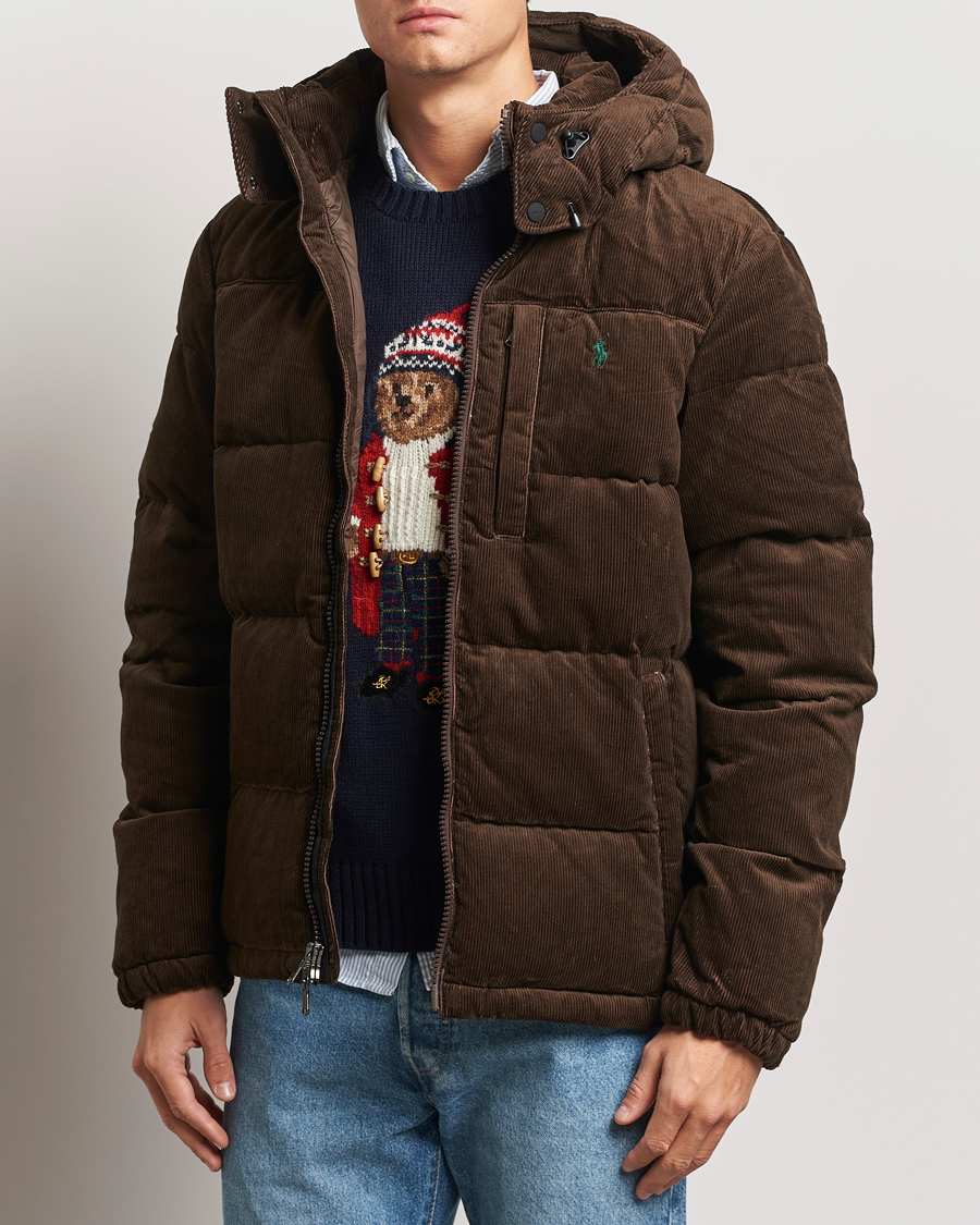 Hombres |  | Polo Ralph Lauren | El Cap Corduroy Down Jacket Dark Beech