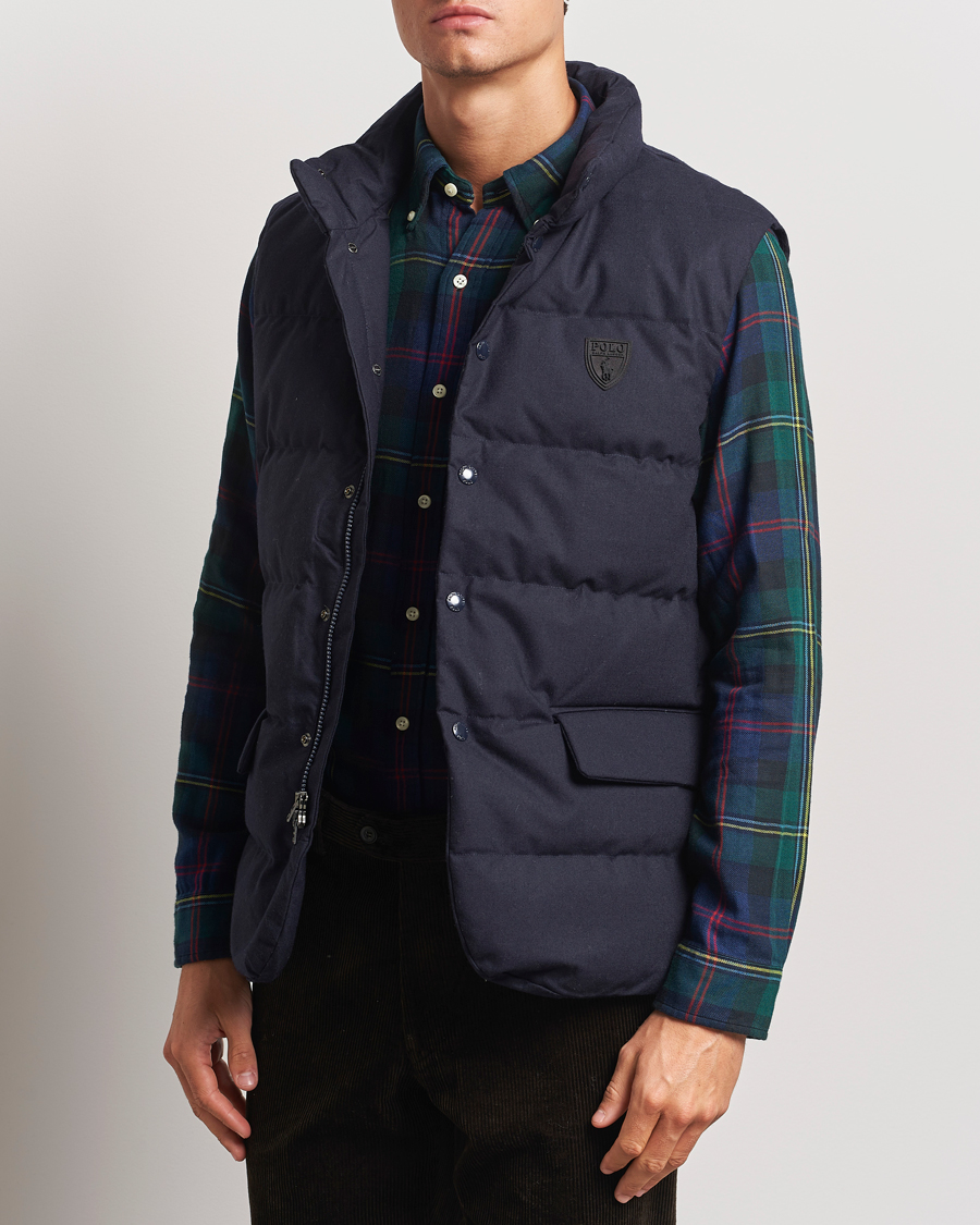 Hombres |  | Polo Ralph Lauren | Dunn Wool Vest Collection Navy