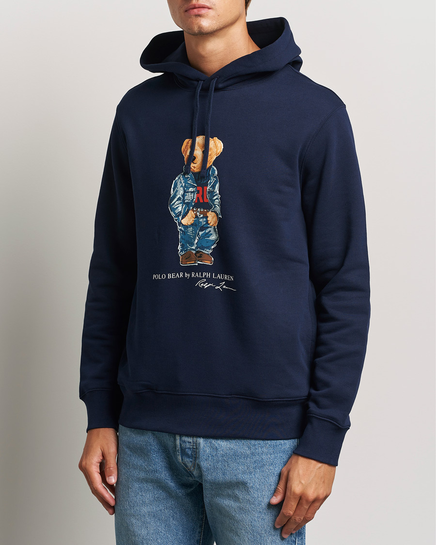 Hombres |  | Polo Ralph Lauren | Pullover Hoodie Cruise Navy Denim Bear