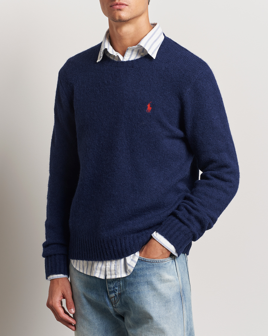 Hombres |  | Polo Ralph Lauren | Alpaca Crew Neck Sweater Bright Navy