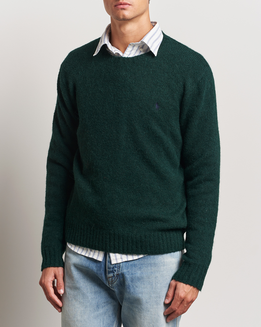 Hombres |  | Polo Ralph Lauren | Alpaca Crew Neck Sweater Moss Agate