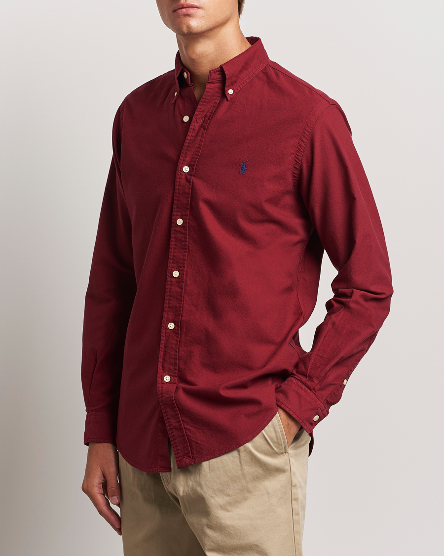 Hombres |  | Polo Ralph Lauren | Custom Slim Fit Oxford Shirt Red Carpet