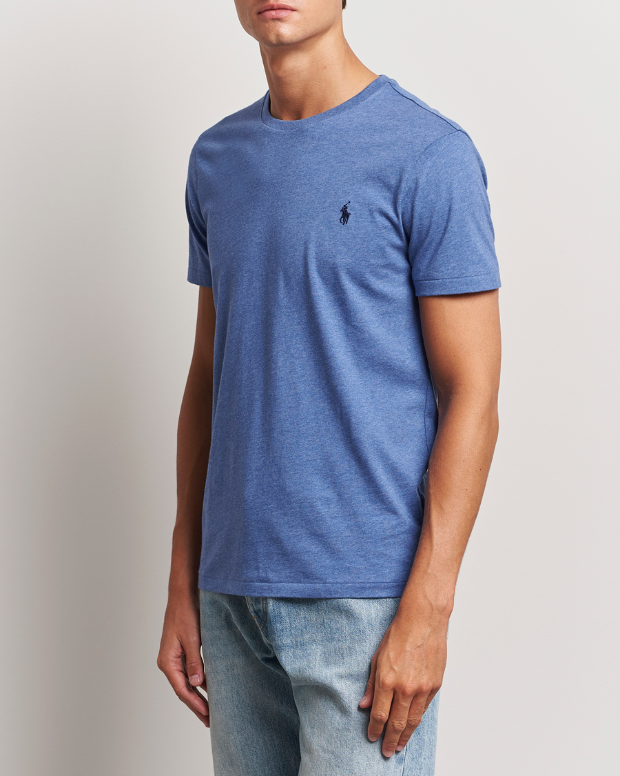 Hombres |  | Polo Ralph Lauren | Custom Slim Fit Tee Faded Royal Heather