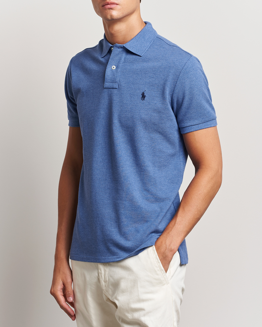 Hombres |  | Polo Ralph Lauren | Custom Slim Fit Polo Faded Royal Heather