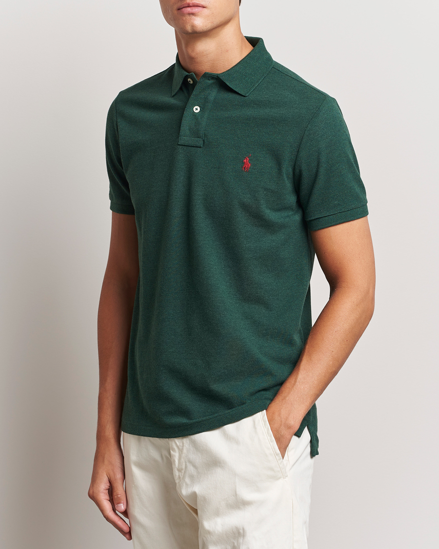 Hombres |  | Polo Ralph Lauren | Custom Slim Fit Polo Scotch Pine Heather