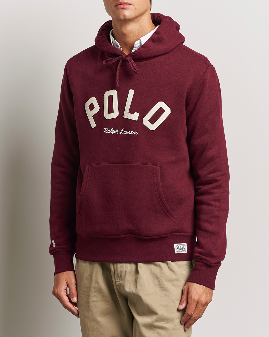 Hombres |  | Polo Ralph Lauren | RL Varsity Fleece Hoodie Classic Wine