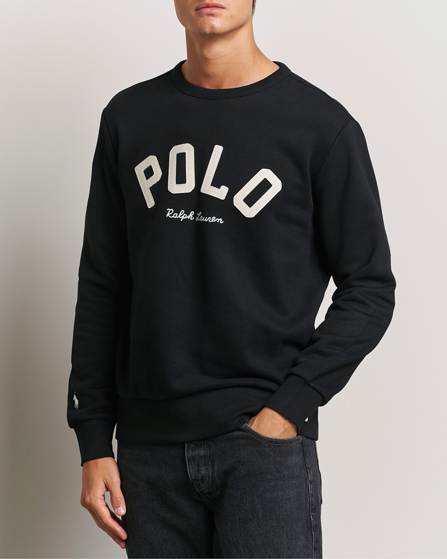 Hombres |  | Polo Ralph Lauren | RL Varsity Sweatshirt Polo Black