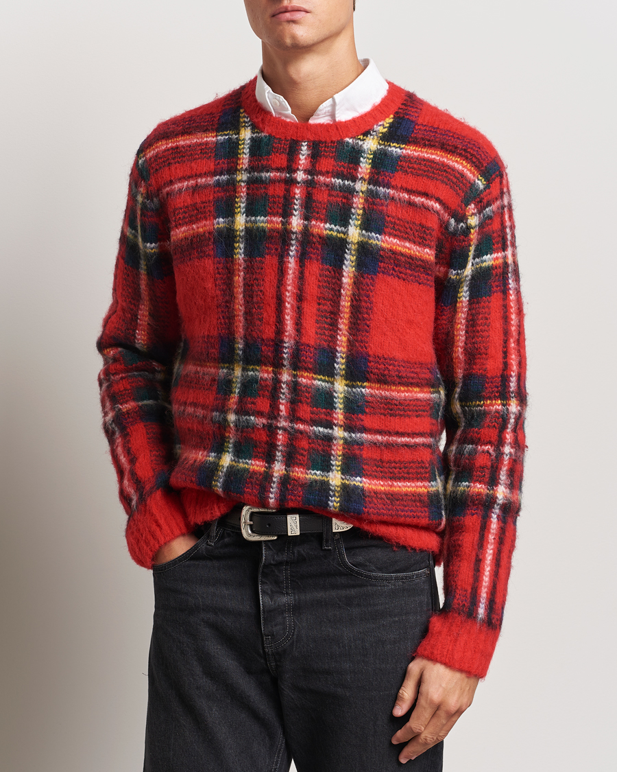 Hombres |  | Polo Ralph Lauren | Plaid Wool Sweater Red Combo