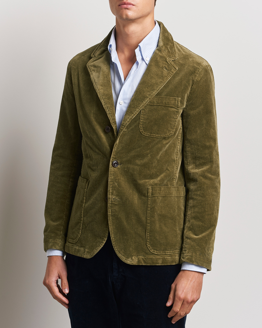 Hombres |  | Polo Ralph Lauren | Corduroy Stretch Blazer Country Olive