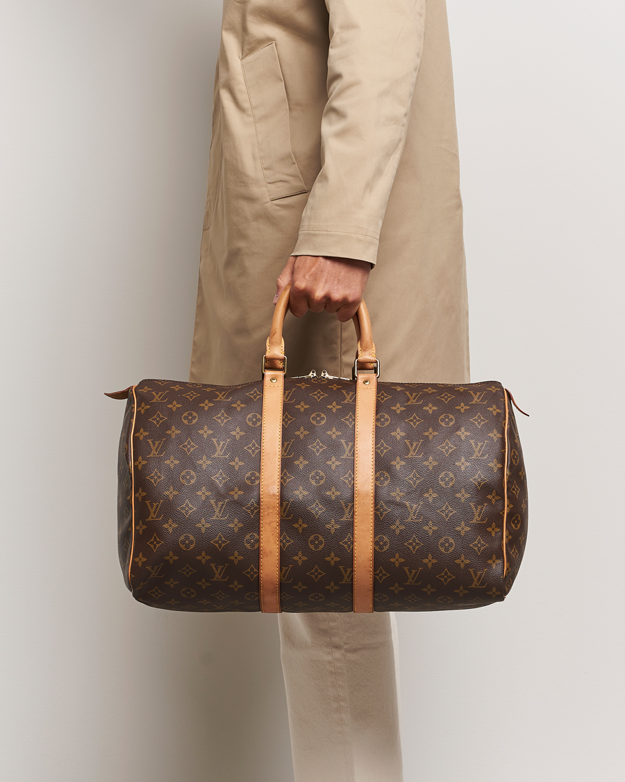 Hombres | Pre-Owned & Vintage Bags | Louis Vuitton Pre-Owned | Keepall 45 Bag Monogram 