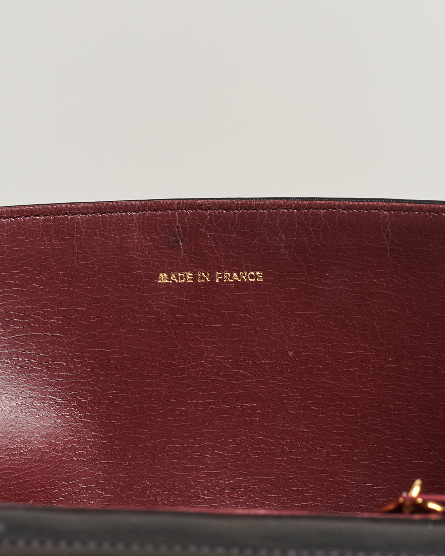 Hombres | Chanel Pre-Owned Single Full Flap Bag Black Lambskin | Chanel Pre-Owned | Single Full Flap Bag Black Lambskin