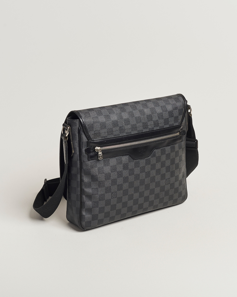 Hombres | Pre-Owned & Vintage Bags | Louis Vuitton Pre-Owned | Daniel MM Shoulder Bag Damier Graphite 