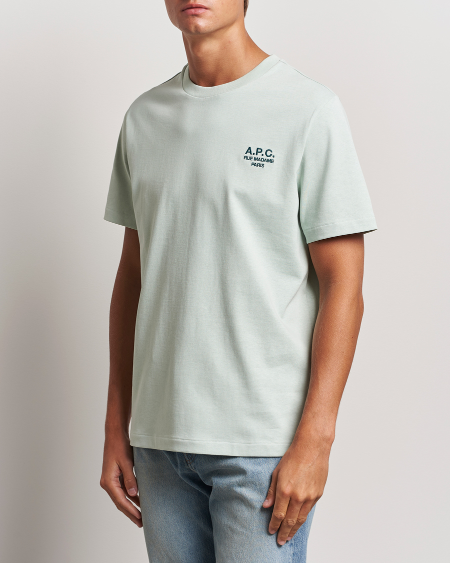 Hombres |  | A.P.C. | Rue Madame T-Shirt Light Green