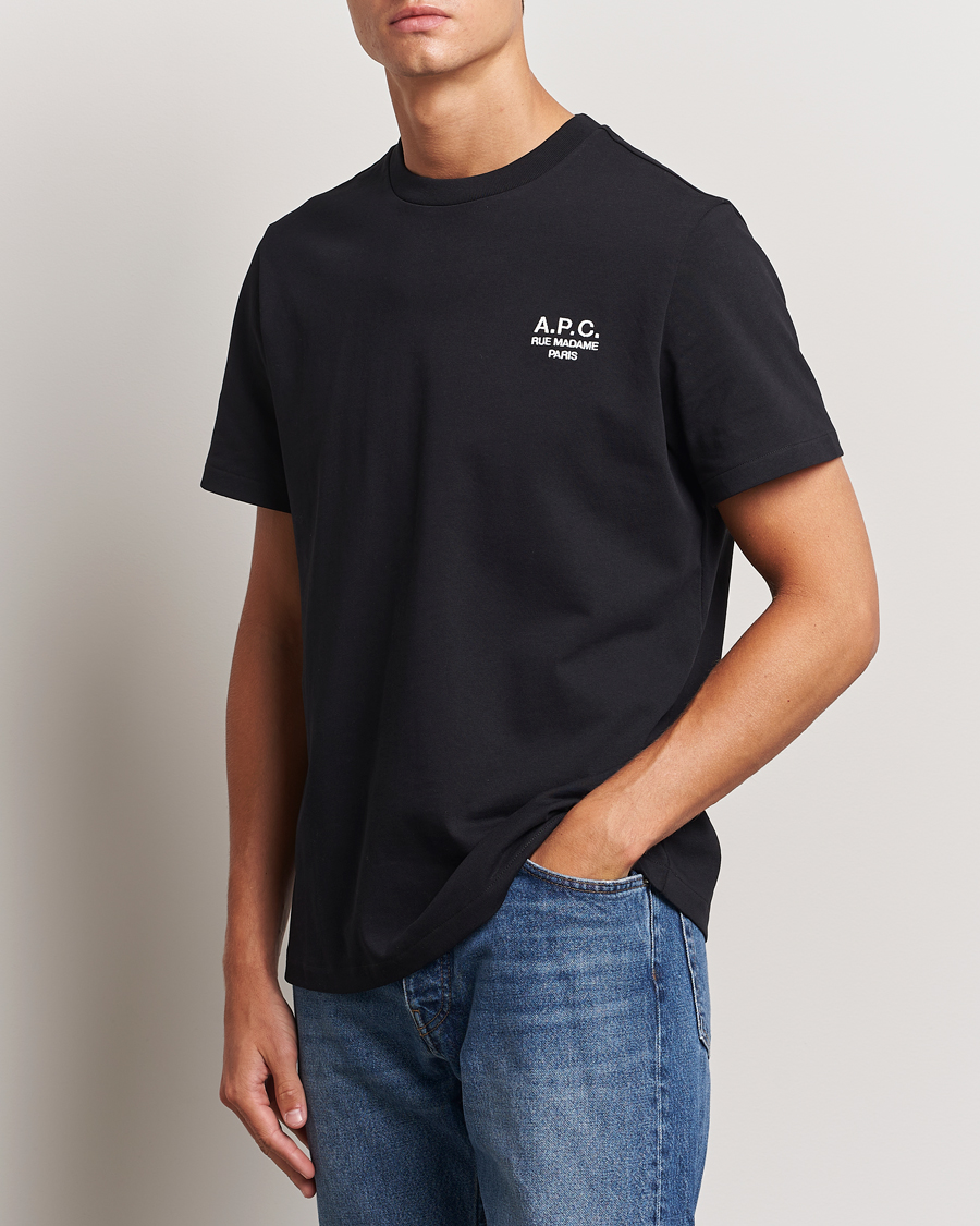 Hombres | Camisetas | A.P.C. | Rue Madame T-Shirt Black