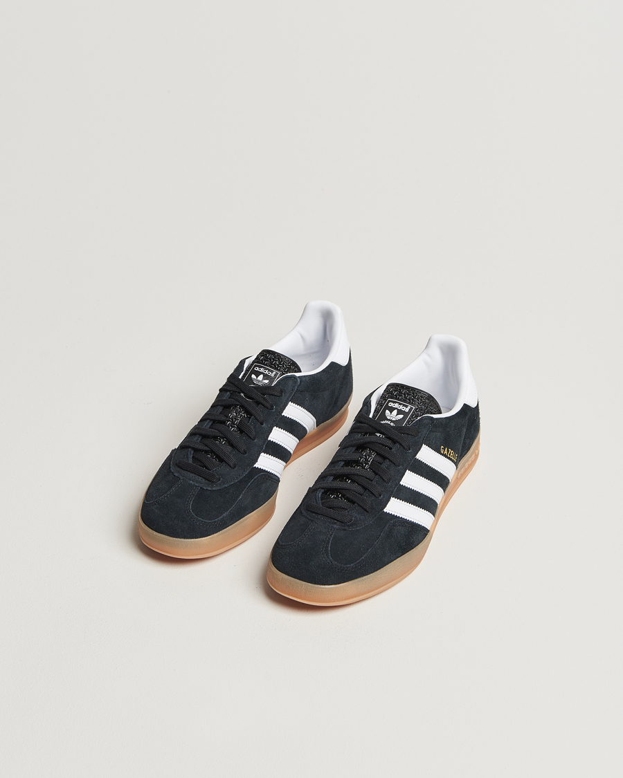 Hombres |  | adidas Originals | Gazelle Indoor Sneaker Black/White