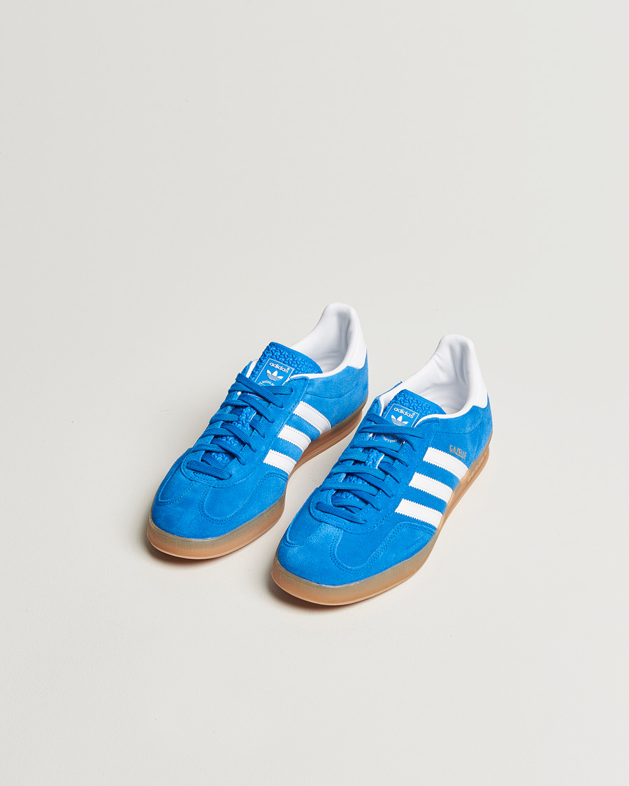 Hombres |  | adidas Originals | Gazelle Indoor Sneaker Blue/White