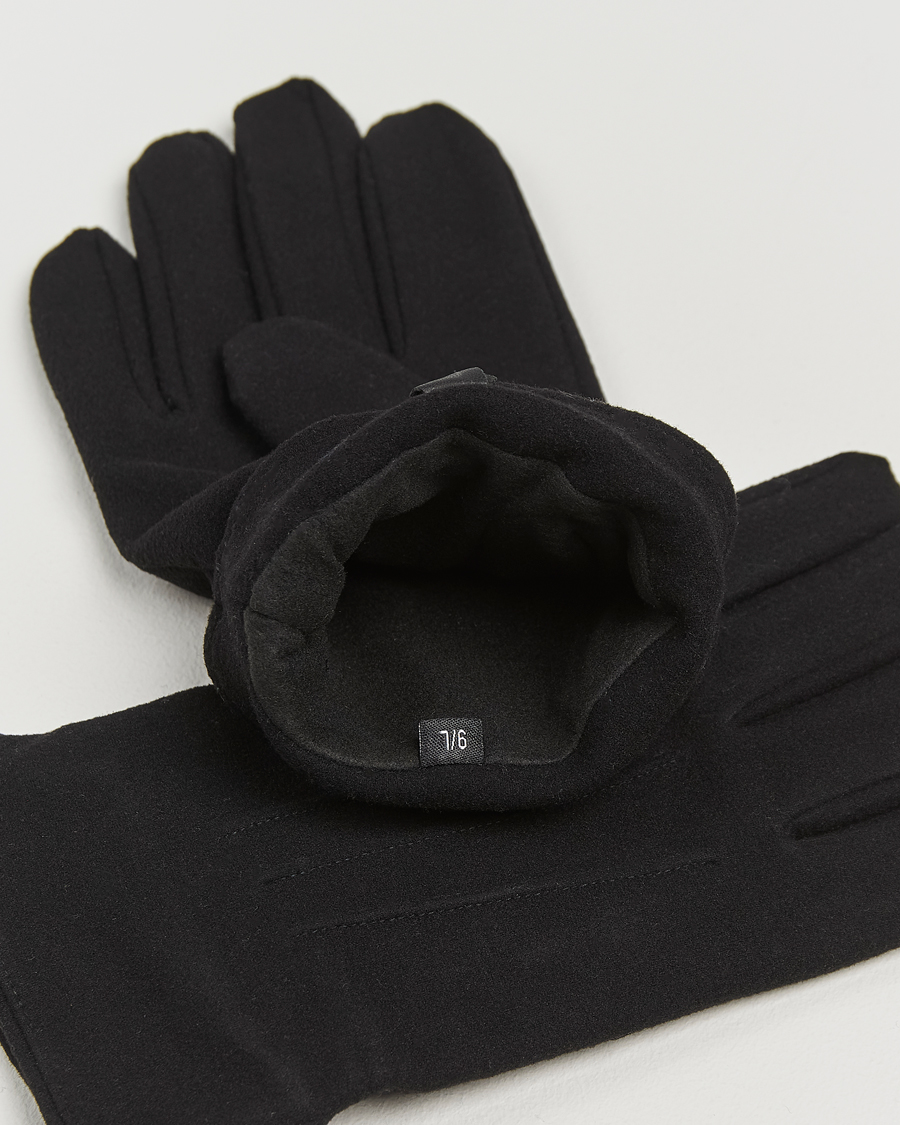 Hombres | Guantes | Amanda Christensen | Lined Wool Gloves Black