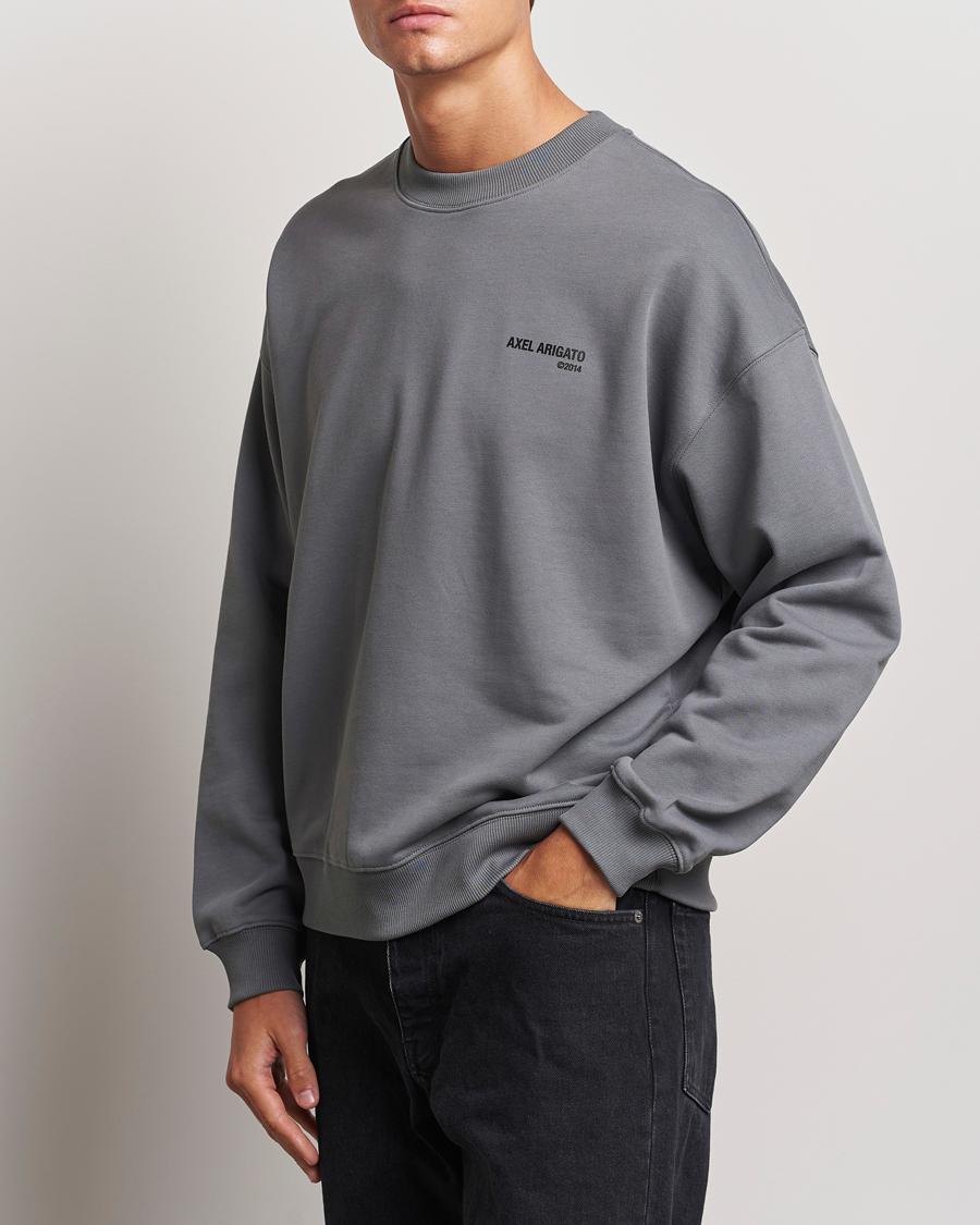 Hombres |  | Axel Arigato | Spade Sweatshirt Washed Steel