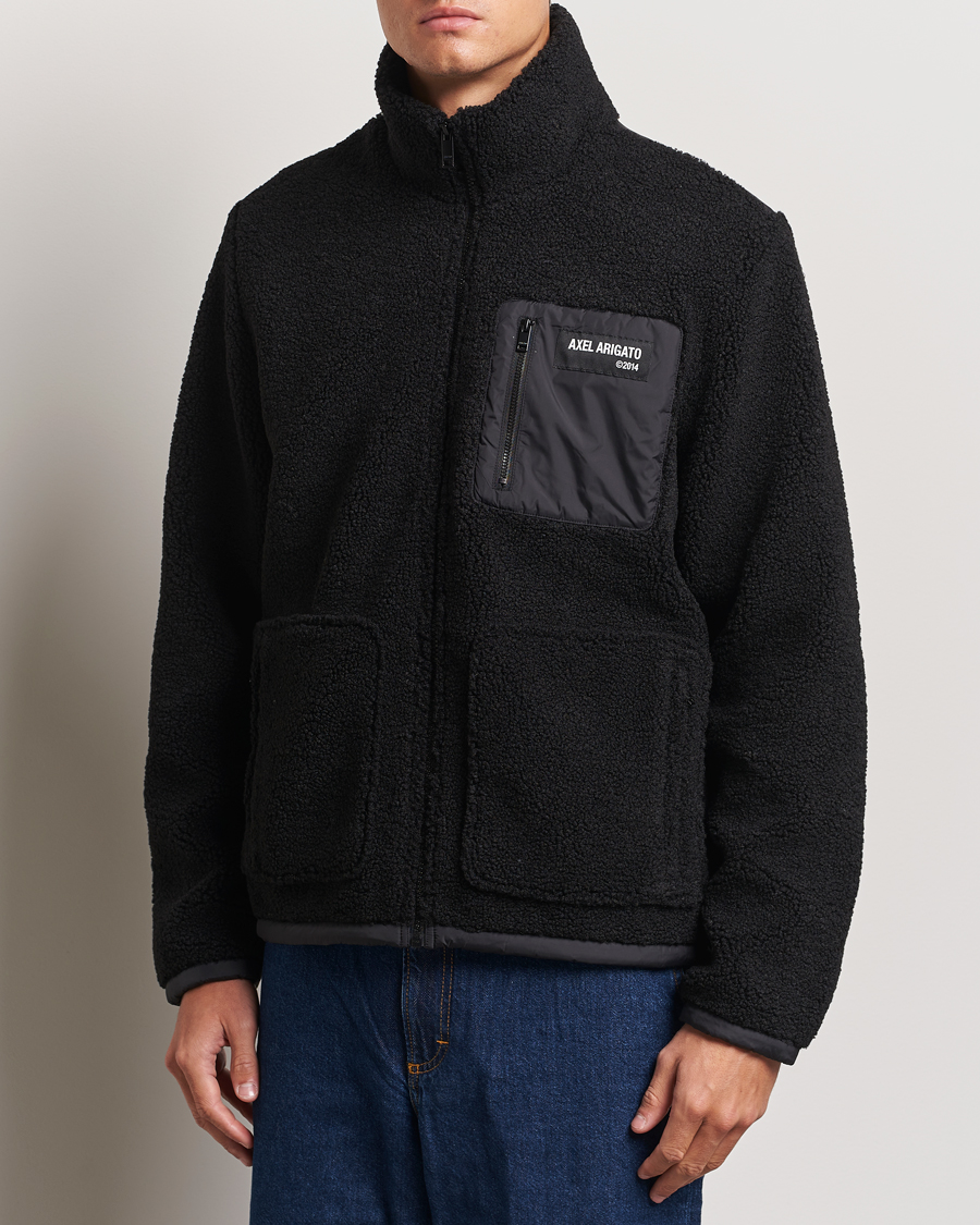 Hombres |  | Axel Arigato | Billie Fleece Jacket Black