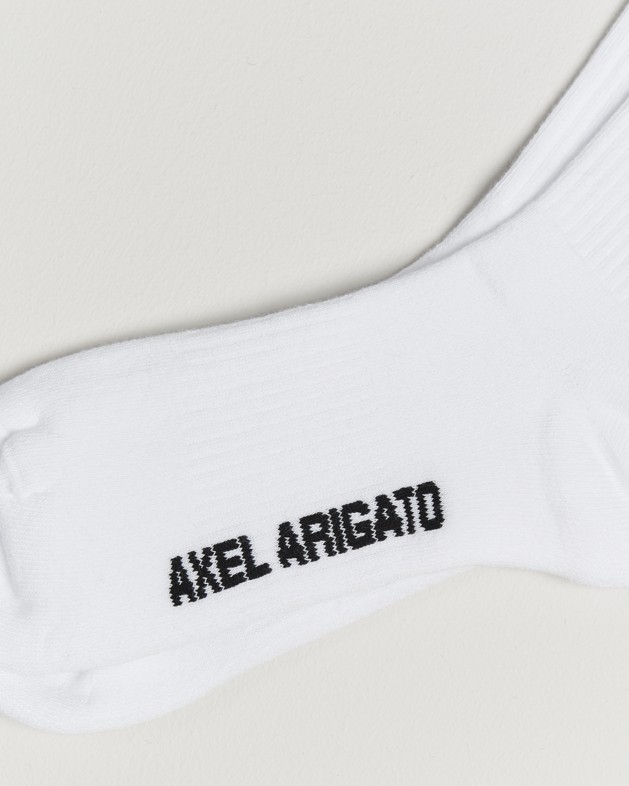 Hombres | Calcetines diarios | Axel Arigato | Logo Tube Socks White