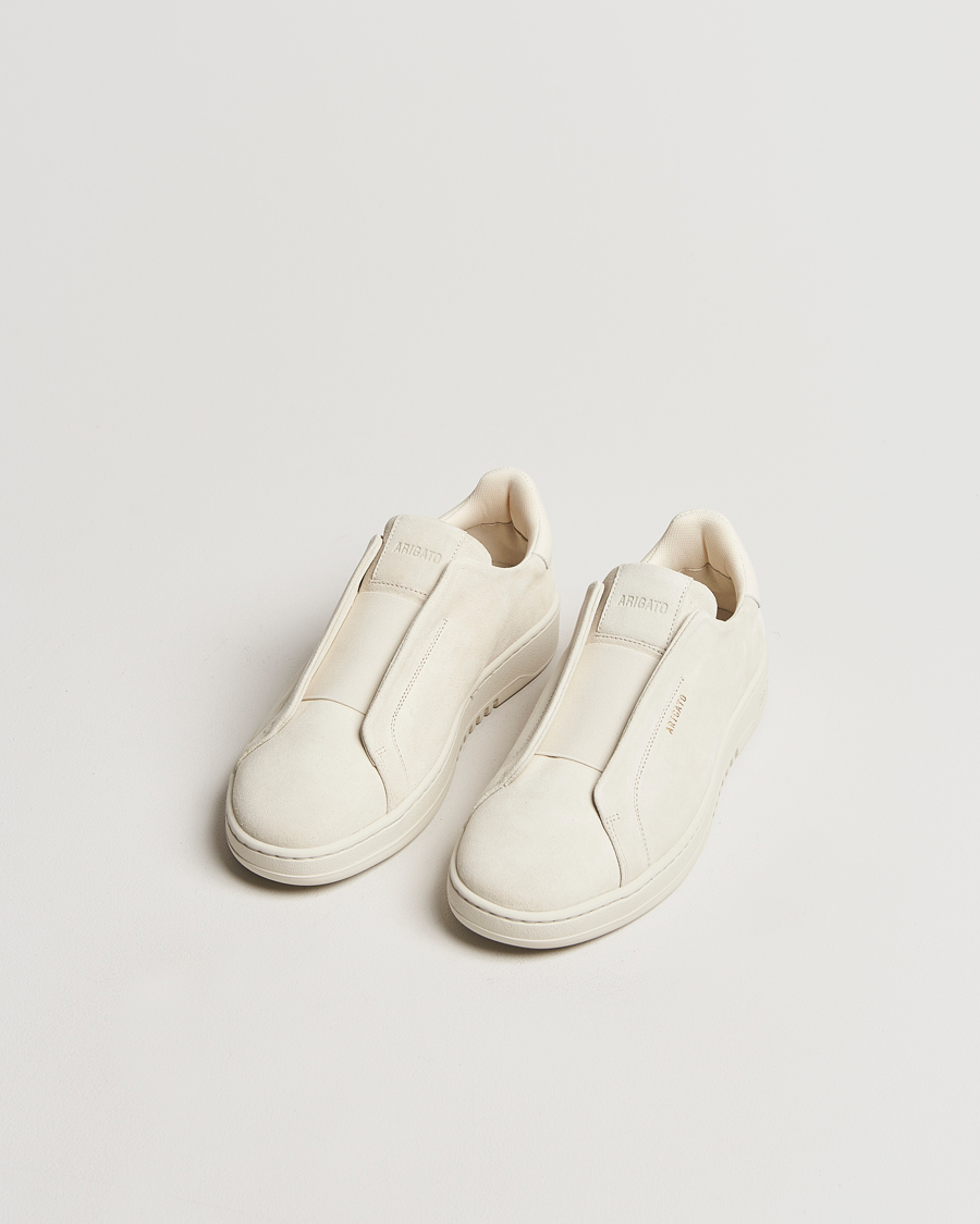 Hombres |  | Axel Arigato | Dice Laceless Sneaker Off White Suede