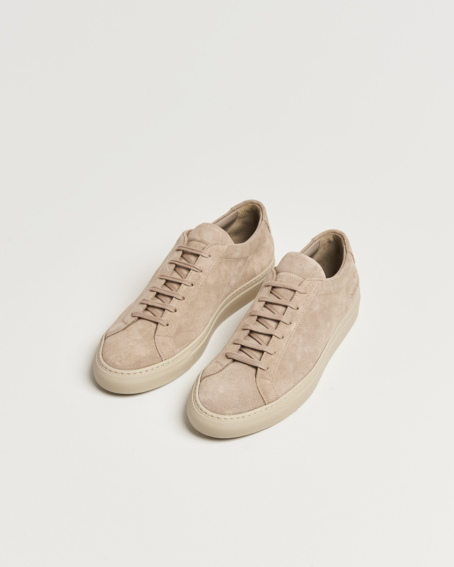 Hombres |  | Common Projects | Original Achilles Suede Sneaker Taupe