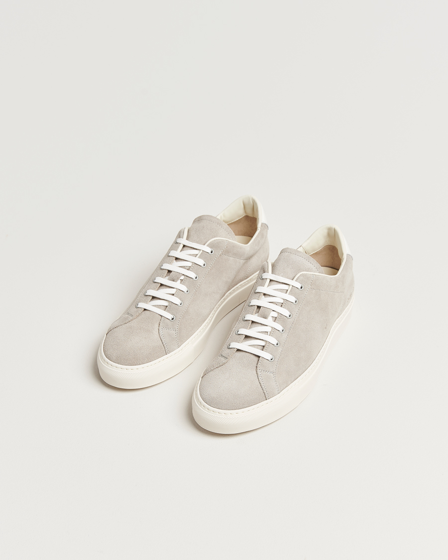 Hombres |  | Common Projects | Retro Suede Sneaker Grey