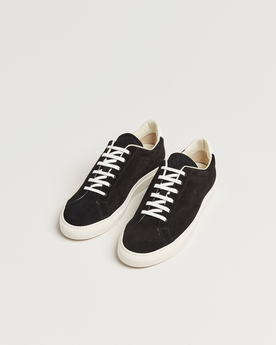 Hombres |  | Common Projects | Retro Suede Sneaker Black