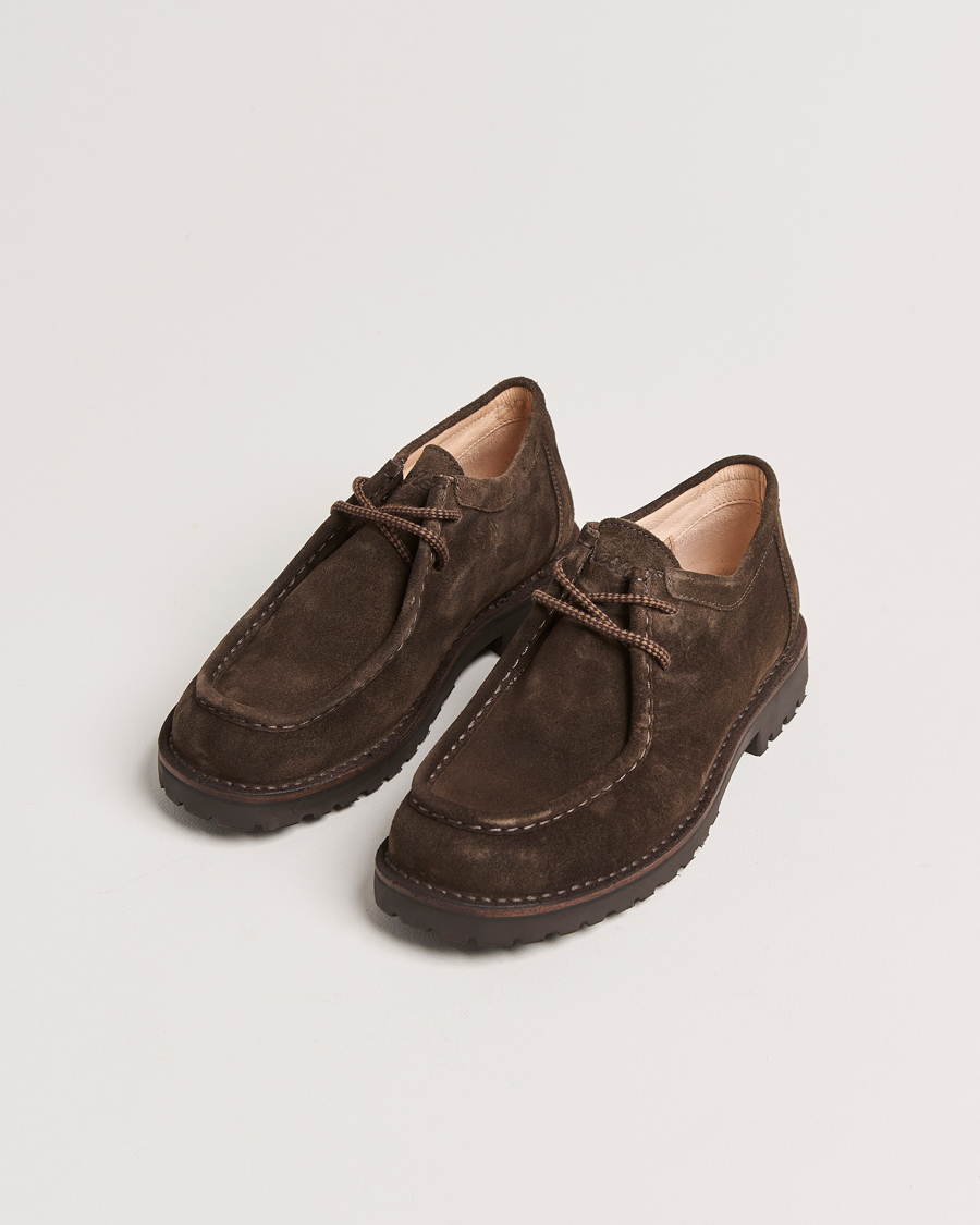 Hombres |  | Astorflex | Beenflex Rubber Sole Shoe Dark Brown Suede