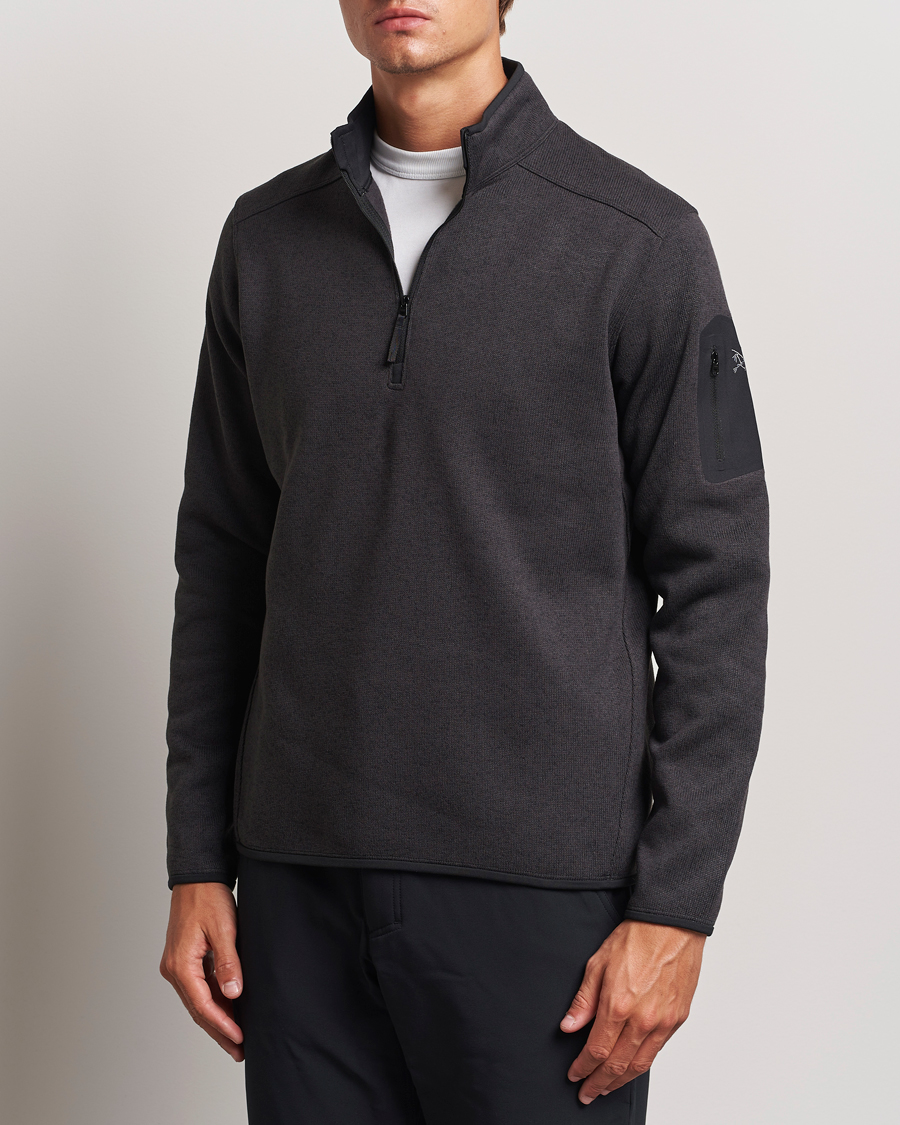 Hombres |  | Arc\'teryx | Covert Half Zip  Black Heather