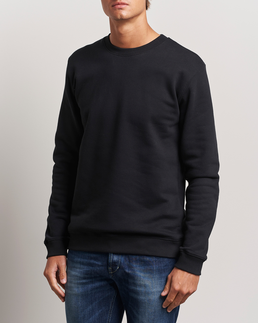 Hombres |  | Dondup | Logo Crew Neck Sweatshirt Black