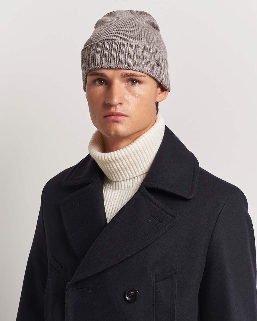 Hombres |  | Eton | Wool Beanie Beige