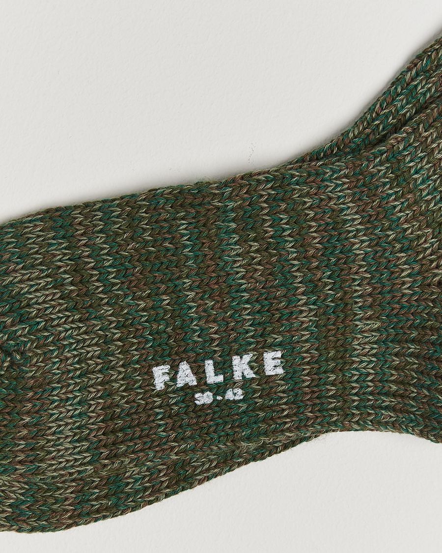 Hombres |  | Falke | Brooklyn Cotton Sock Brown Tan