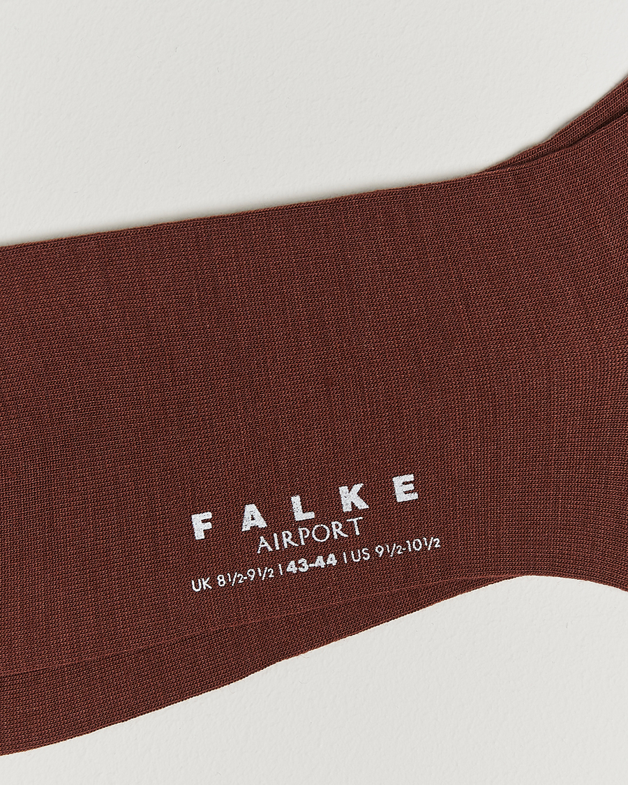 Hombres |  | Falke | Airport Socks Cinnamon Brown